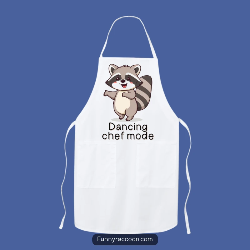 Funny Raccoon Apron for Dancing in the Kitchen - Hilarious Gift