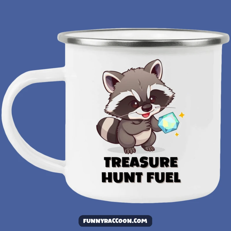 Funny Raccoon Campfire Mug: Sip Your Coffee with a Grin