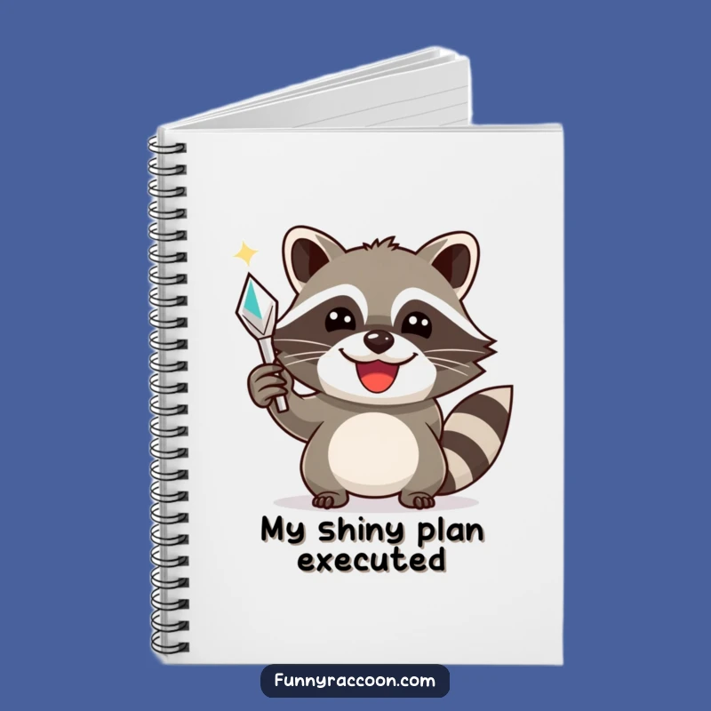 Funny Raccoon Treasure Notebook: Jot Down Victories with This Hilarious Critter Journal