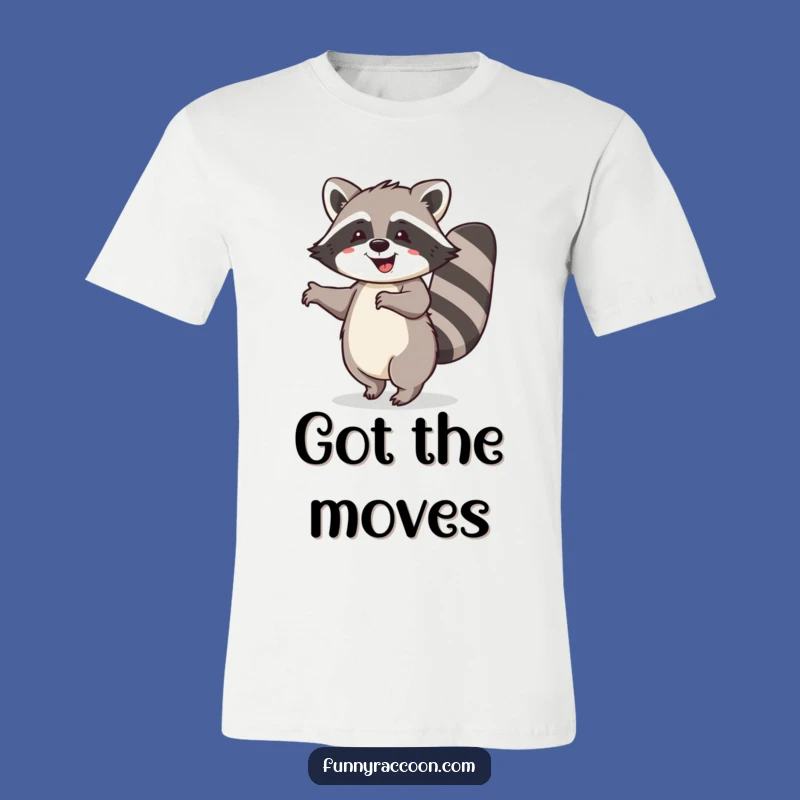 Funny Happy Raccoon Dance T-Shirt - Joyful & Hilarious Tee
